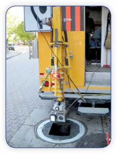Telescopic Mast mounted on a truck