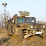 Telescopic Mast on Hummer